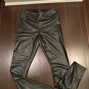RW&CO. Black Faux Leather pants